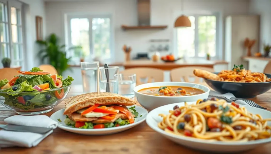 Tasty sandwich with fresh ingredients, perfect for showcasing easy lunch recipes at home.