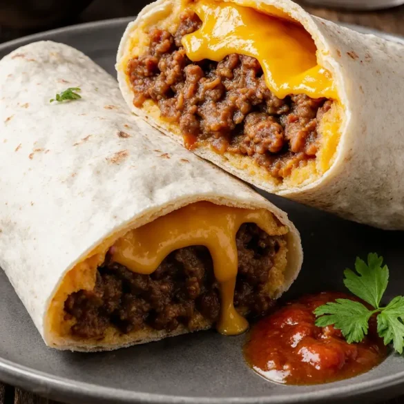 Beef and Bean Burritos