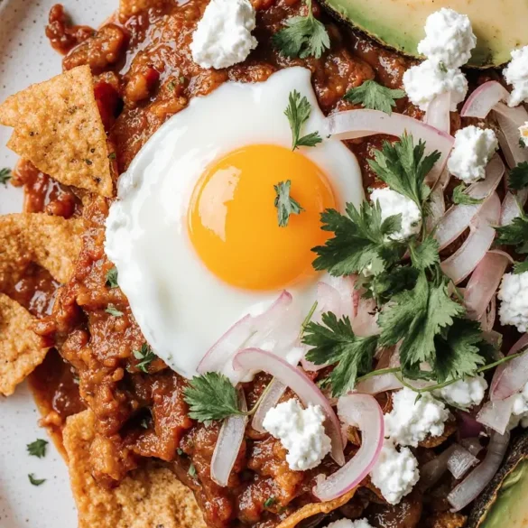 Chilaquiles Rojos recipe