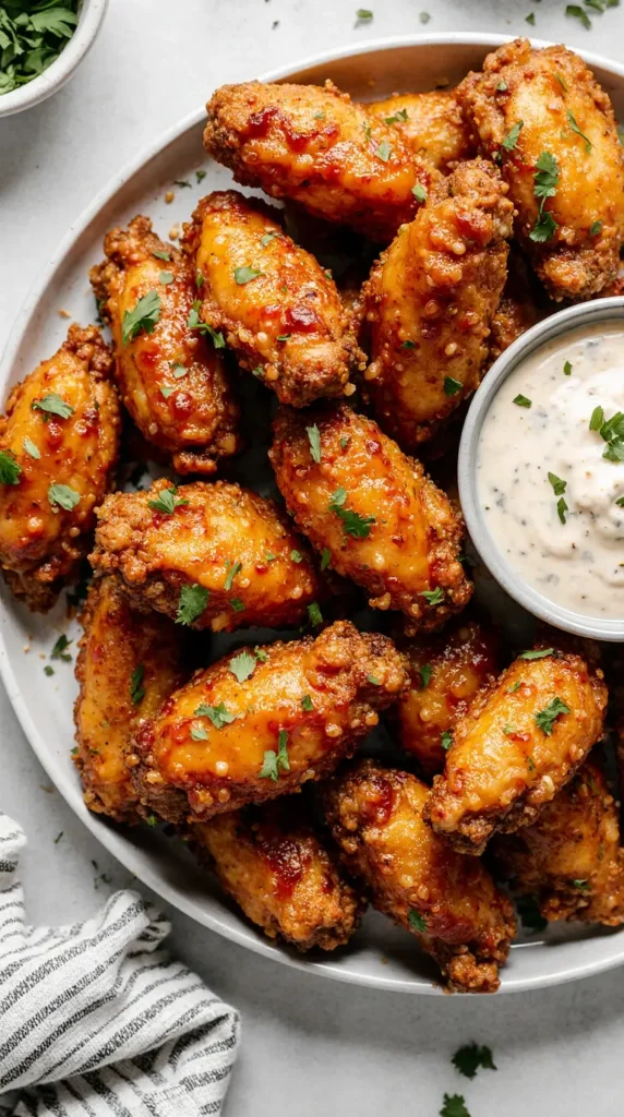 Classic Crispy Baked Keto Chicken Wings
