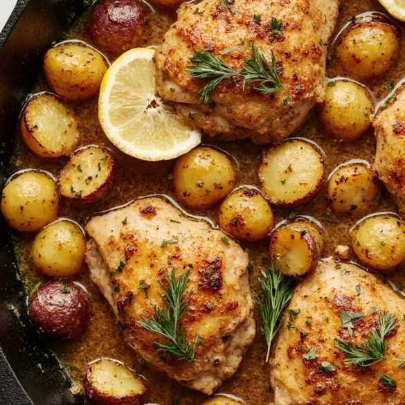 Greek Lemon Chicken and Potatoes