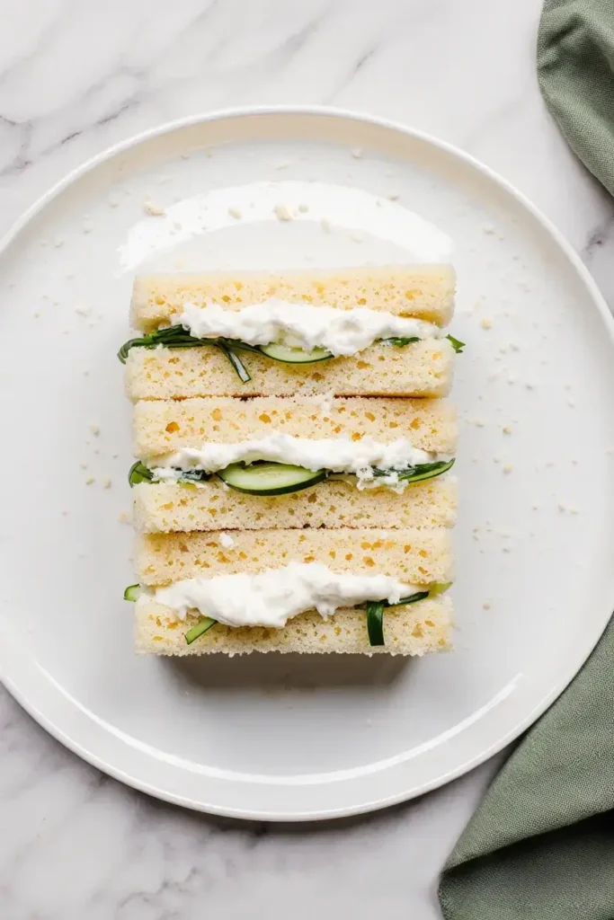 How to Make Cucumber Sandwiches with Cream Cheese recipe