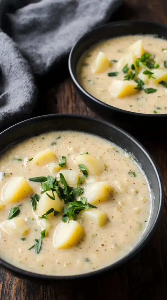 Ingredients Vegan Potato Leek Soup