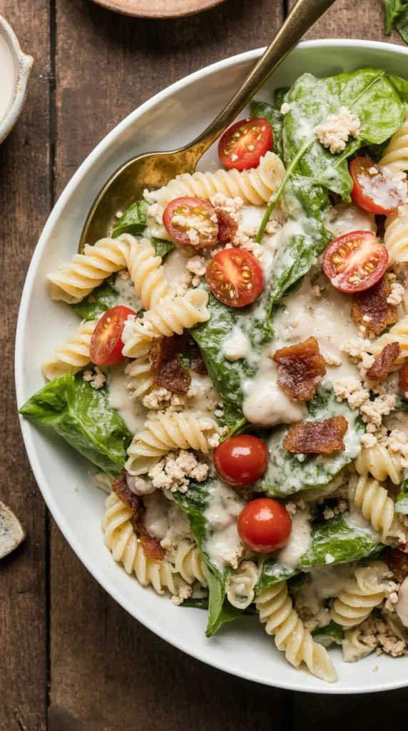Ingredients for BLT Pasta Salad