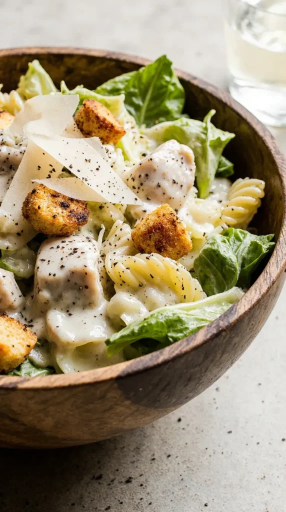 Step-by-Step Instructions Chicken Caesar Pasta Salad