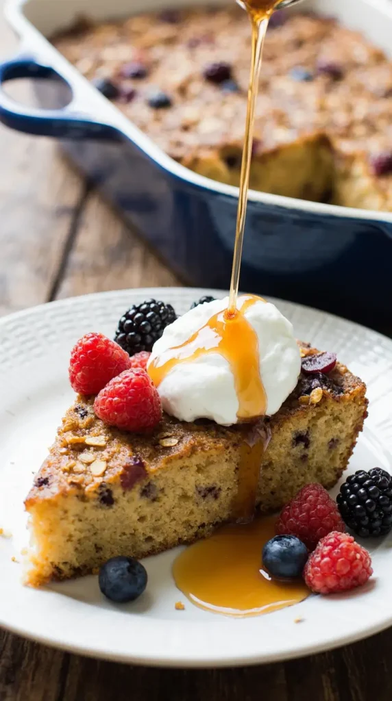 Step-by-Step Instructions Protein Baked Oatmeal recipe