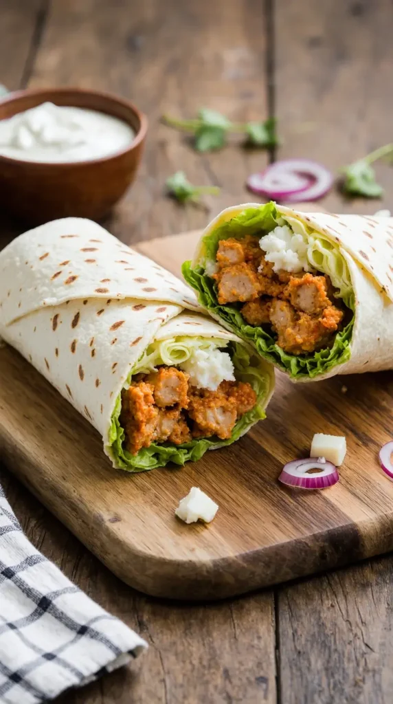 Step-by-Step Instructions buffalo chicken wrap recipe