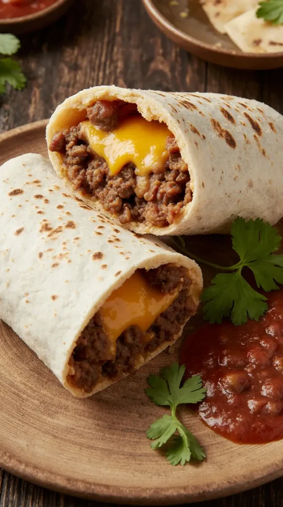 The Perfect Freezer-Friendly Meal Beef and Bean Burritos