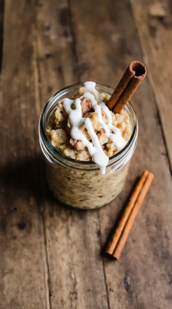 Tips and Tricks cinnamon roll overnight oats