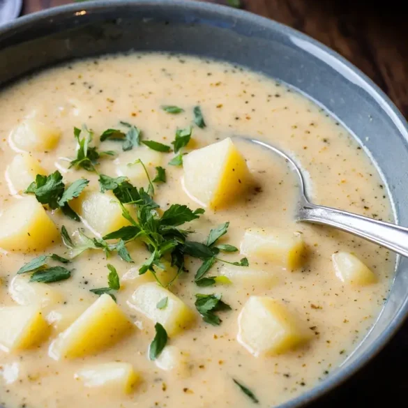 Vegan Potato Leek Soup recipe