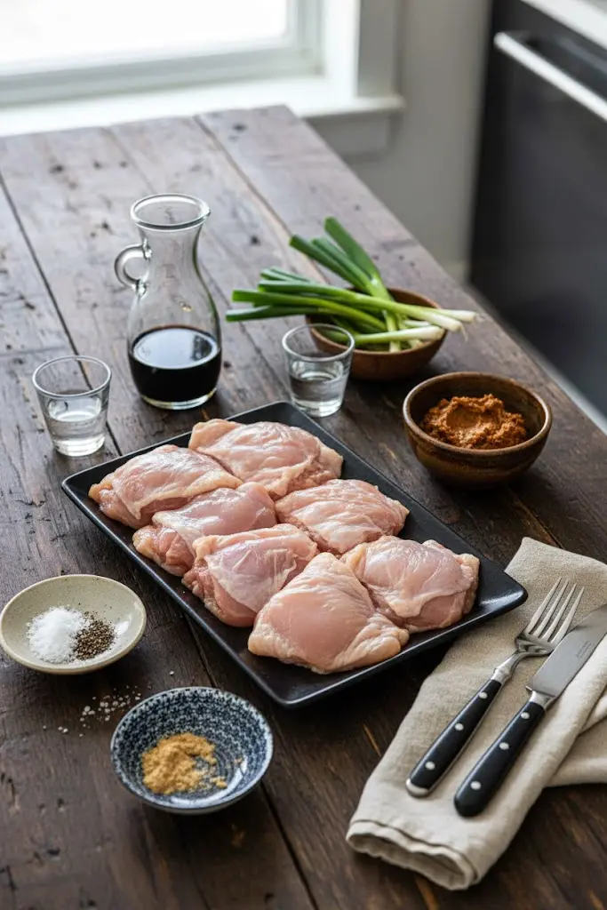 jidori chicken recipe Ingredients